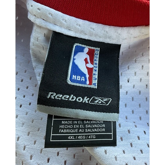Vintage Reebok Houston Rockets Yao Ming Stitched Jersey Size 4 XL - Picture 9 of 9